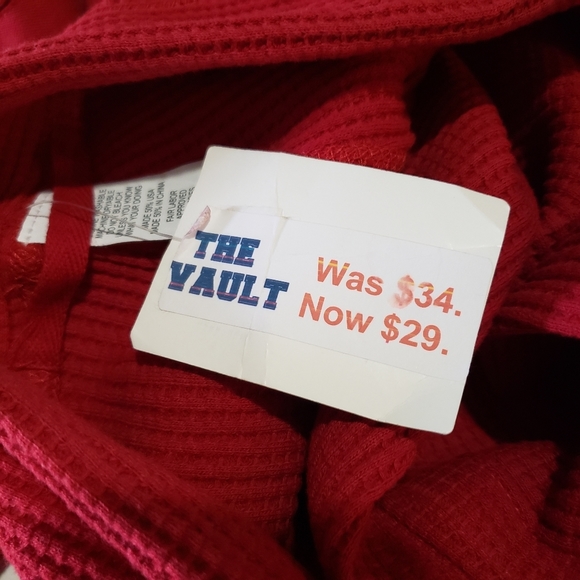 The Vault Cornell Collegiate Waffle Knit Long Shorts Mens M Big Red Drawstring - Picture 10 of 10